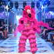 “The Flamingo” participates in a runway show for the premiere of Fox’s “The Masked Singer” Season 2